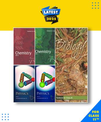 NCERT Science Book Set PCB 1.Physics Textbook Part1 And Part 2 2. Chemstry Textbook Part 1 And Part 2 3. Biollogy Textbook HARDCOVER NCERT 11th CLASS 5 COMBO BOOK ENGLISH MEDIUM Peparback, NCERT|New Latest Edition For 2025-2026  (Peparback, NCERT)