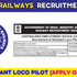 Railway Recruitment Board RRB Assistant Loco Pilot ALP