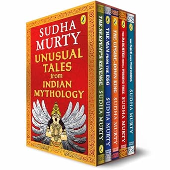 Unusual Tales from Indian Mythology | Sudha Murty’s Bestselling Series | Set of 5 Books | Stories from Mahabharata, Ramayana, & Mythical Characters | Ages 9+