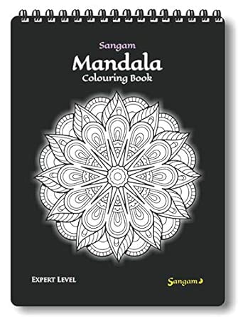 Zen Sangam - Mandala Colouring Book - Young Adults - Experts (Level 5)