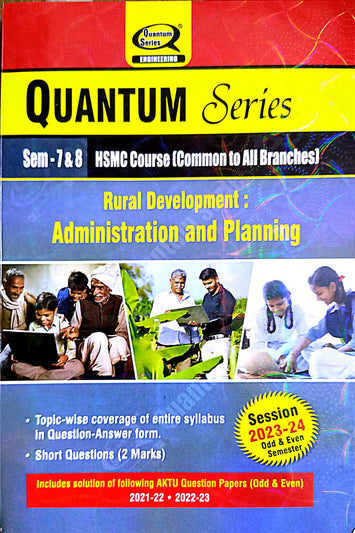 Quantum series of Rural development: administration and planning (AKTU) 2023-24