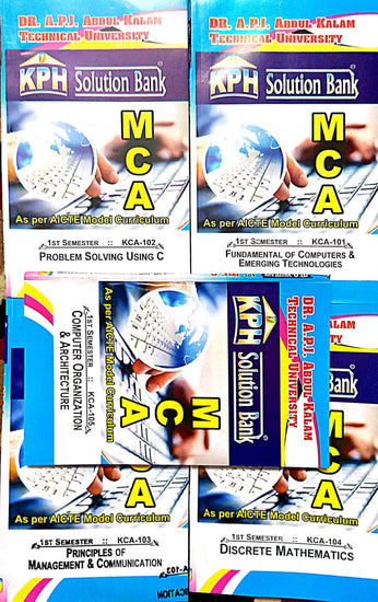 MCA-1st sem KPH solution bank-set of 5