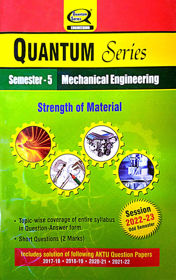 Quantum Series STRENGTH OF MATERIAL 2022-23