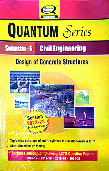 Quantum Series DESIGN OF CONCRETE STRUCTURES 2022-23