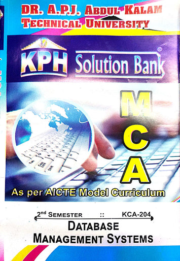 MCA-2nd sem KPH solution bank-database management system(KCA-204)
