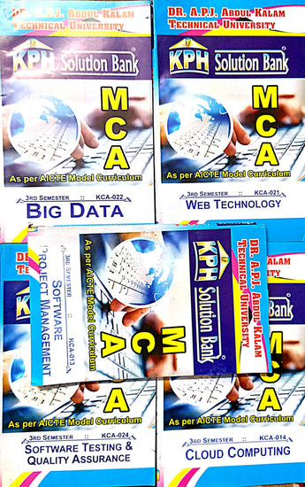 MCA-3rd sem KPH solution bank- set of 5 subjects