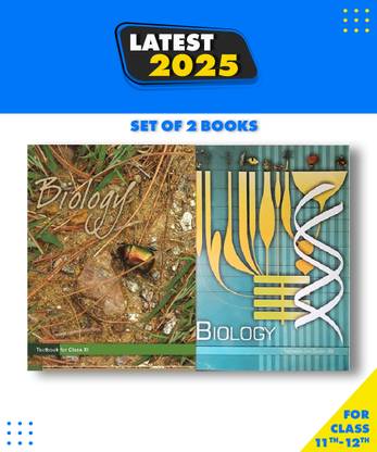 NCERT Biology Textbook For Class -11 And Class -12 Set Of 2 Original Books Combo Paperback, NCERT|New Latest Edition For 2025-2026  (Paperback, NCERT)