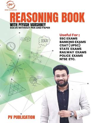 Reasoning Book With Piyush Varshney (English Medium)  (Paperback, Varshney, Piyush)