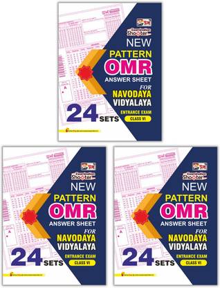 Puja OMR Answer Practice Sheets For Jawahar Navodaya Vidyalaya (JNV) For Class 6 (Set Of 3) (Includes 24 Sets)  (Paperback, Hindi, Puja Editorial Board)