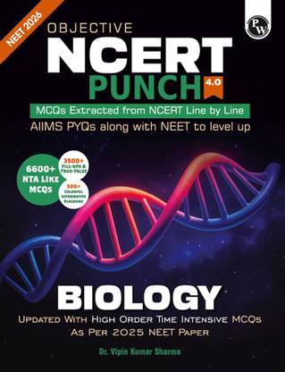 Pw Objective Ncert Punch 4.0 Biology for Neet 2026  (English, Paperback, Sharma Vipin Kumar)