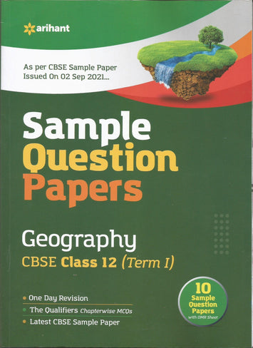 Arihant-Sample-question-Paper-Geography-CBSE-Class12