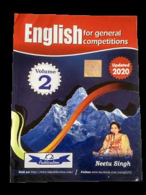 English For General Competitions Volume 2 (English-Hindi) Edition  (Paperback, Hindi, Neetu Singh) - Prastuti Books