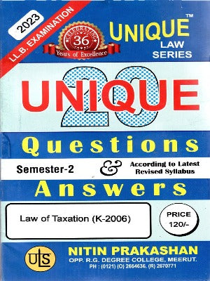 Law of Taxation 