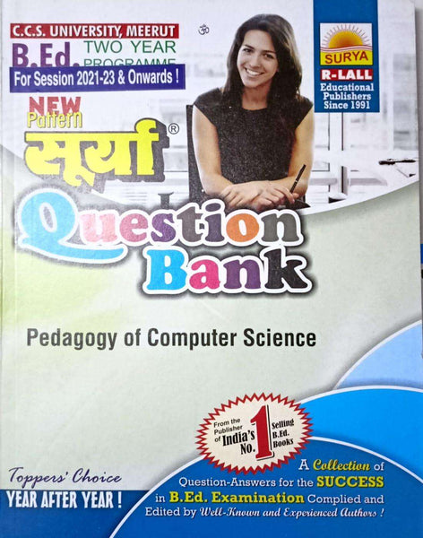 Pedagogy of Computer science SURYA QUESTION BANK - English - Prastuti Books