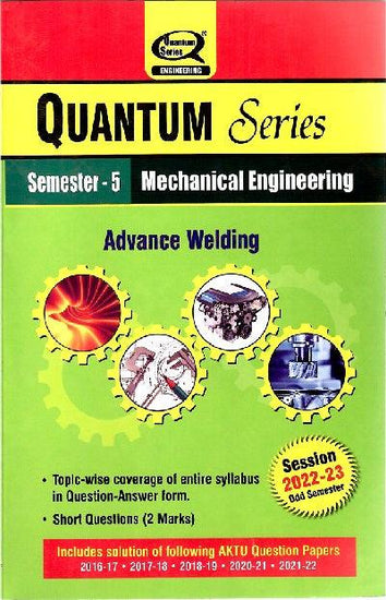 Quantum Series B.Tech Advance Welding - Prastuti Books