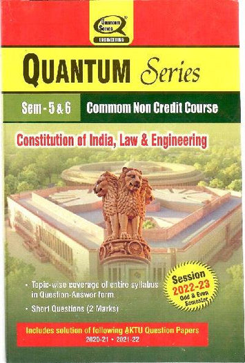 Quantum Series Constitution of india, Law & Engineering - Prastuti Books