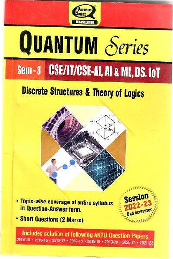 Quantum Series B.Tech Discrete Structures & theory of logics - Prastuti Books