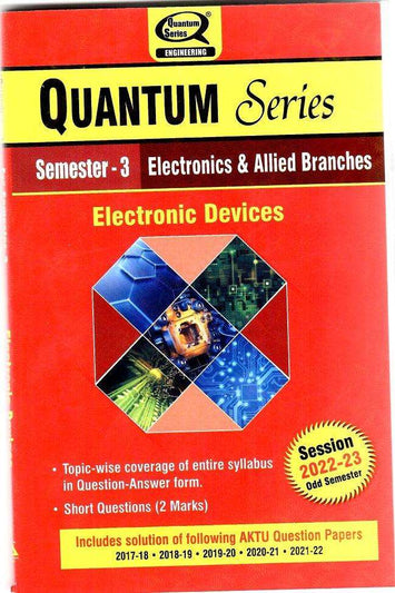 Quantum Series B.Tech Electronics Devices - Prastuti Books