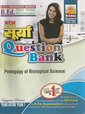 Pedagogy of biological science Surya Question bank - English - Prastuti Books