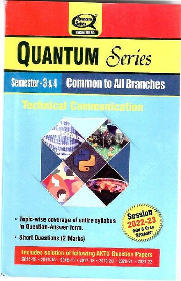 Quantum Series B.Tech Sem-3rd Technical Communication - Prastuti Books