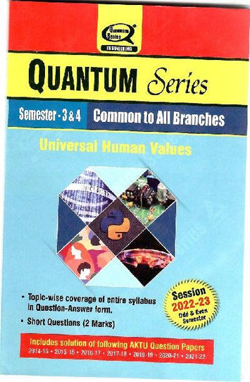 Quantum Series B.Tech Sem-3rd Universal human values - Prastuti Books